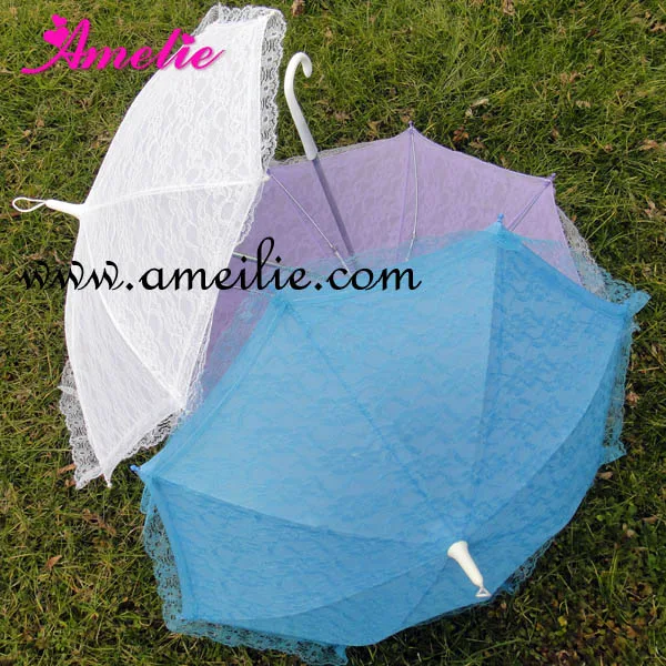 Online Free Shipping Small Child S Size Mixed Colors Lace Free Shipping Small Child S Size Mixed Colors Lace Umbrellas Baby Shower Party Umbrella