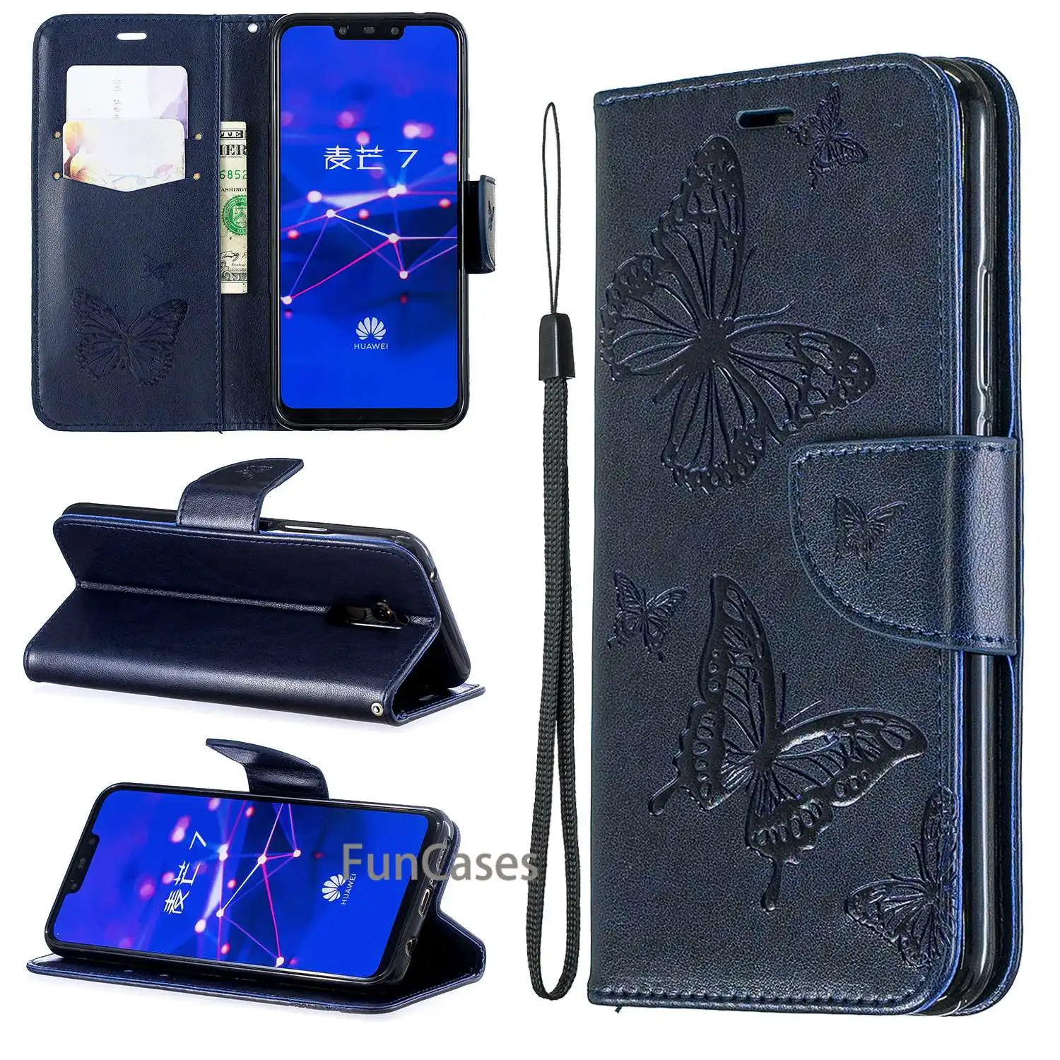 Чехол для huawei mate 20 Lite чехол Fundas 3D Дерево кошелек флип телефона Магнитный|Бамперы| |