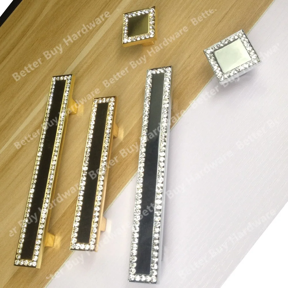 Single hole/ CC 96mm Gold Silver Drawer Pulls Antique Brass Plating Diamond Cabinet Furniture Knobs Dresser Handle Kitchen Pulls Single hole/ CC 96mm Gold Silver Drawer Pulls Antique Brass Plating Diamond Cabinet Furniture Knobs Dresser Handle Kitchen Pulls