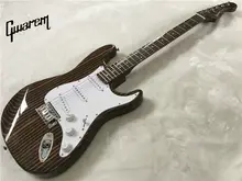 Electric guitar/Gwarem pioneer star st guitar/zebrawood body and neck/guitar in china Electric guitar/Gwarem pioneer star st guitar/zebrawood body and neck/guitar in china