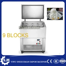 9 блоков электрическая Снежинка для бритья льда Высокоэффективная и энергосберегающая Снежинка машина для льда