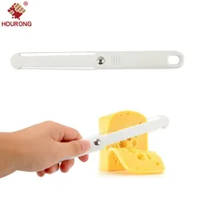 HOURONG 1 шт. белый резки сыра с Пластик провод масло для пиццы фуа-гра сыр ломтик Кухня сыр инструмент