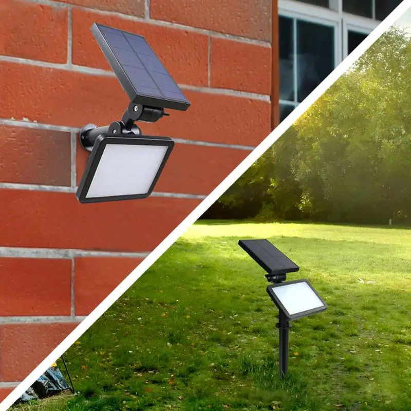 

48 LED LGarden Lawn Lamp Outdoor Solar Power Waterproof IP65 Wall Light Spotlight Garden Street Lamp Landscape Spot Lights