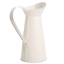 1 шт. потертый шик кремовая ваза для цветов эмалированный кувшин Ретро железная ванна для свадьбы домашний декор ведро для хранения инструментов