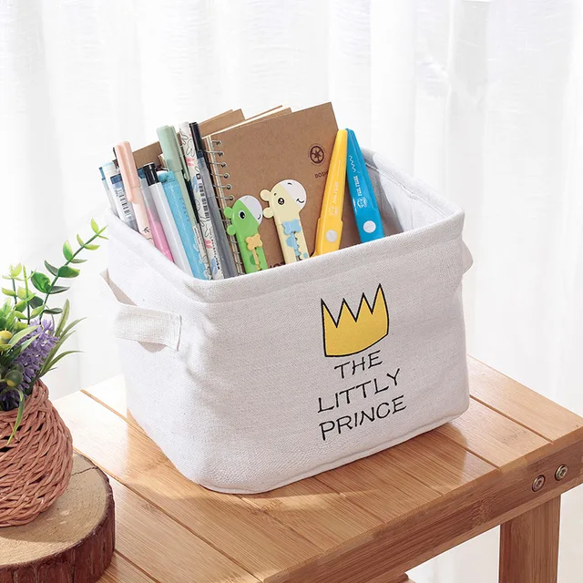 Cesta de almacenamiento plegable de escritorio organizador impermeable