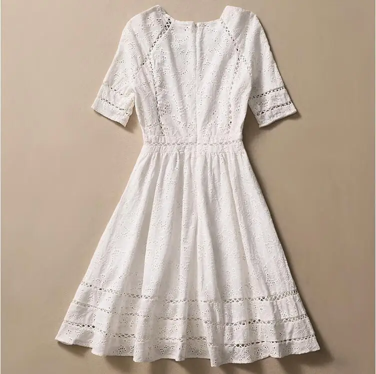 white cotton dresses uk