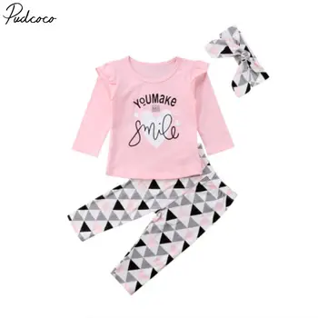 

Infant Newborn Baby Girl Kid T-shirt Tops Leggings Outfit Set Clothes 0-24 Months
