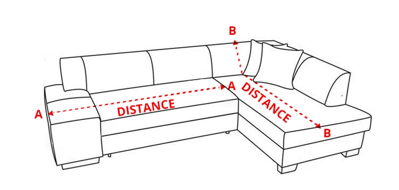 2 шт. Чехлы для углового дивана шезлонга угловой диван секционный чехол Универсальный Эластичный L образный диван Чехлы
