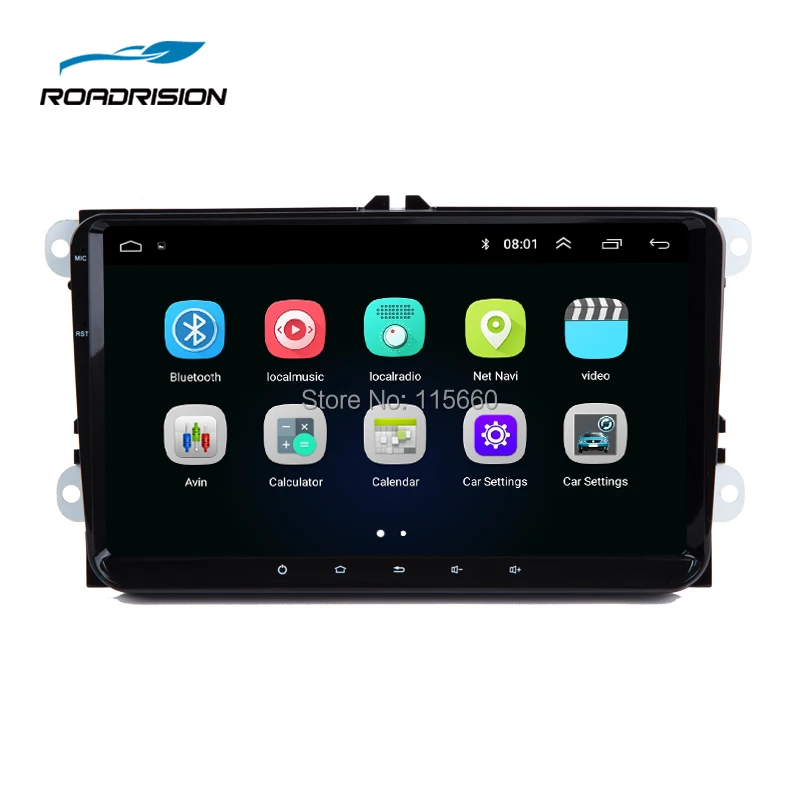 RoadRision 9inchs Car Multimedia Player Stereo Headunit Full touch for VW Volkswagen models Ultra thin Panel design 2