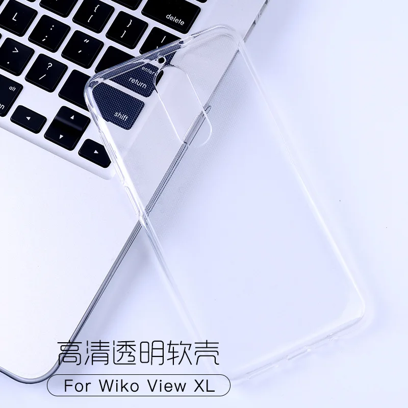 

For Coque Wiko View XL 5.99" Case Transparent Clear TPU Case For fundas Wiko View XL Soft Silicone Phone Protective Back Cover