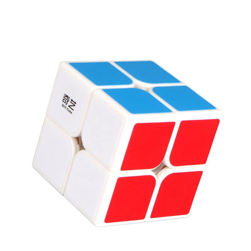 Магический кубик Профессиональный спичка 2x2x2 мини развивающие игрушки скоростная головоломка Магическая площадь для детская забавная игрушка TY0316 - Цвет: Белый