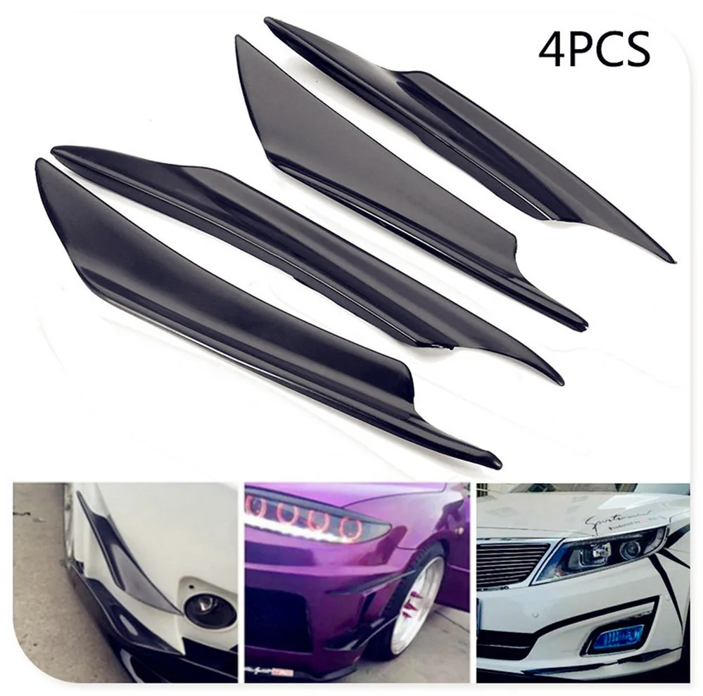 

car Bumper Lip Splitter Fin Canard Wing Spoiler FOR Nissan TEANA QASHQAI BLUEBIRD SUNNY TIIDA PALADIN Geniss Juke X-Trail