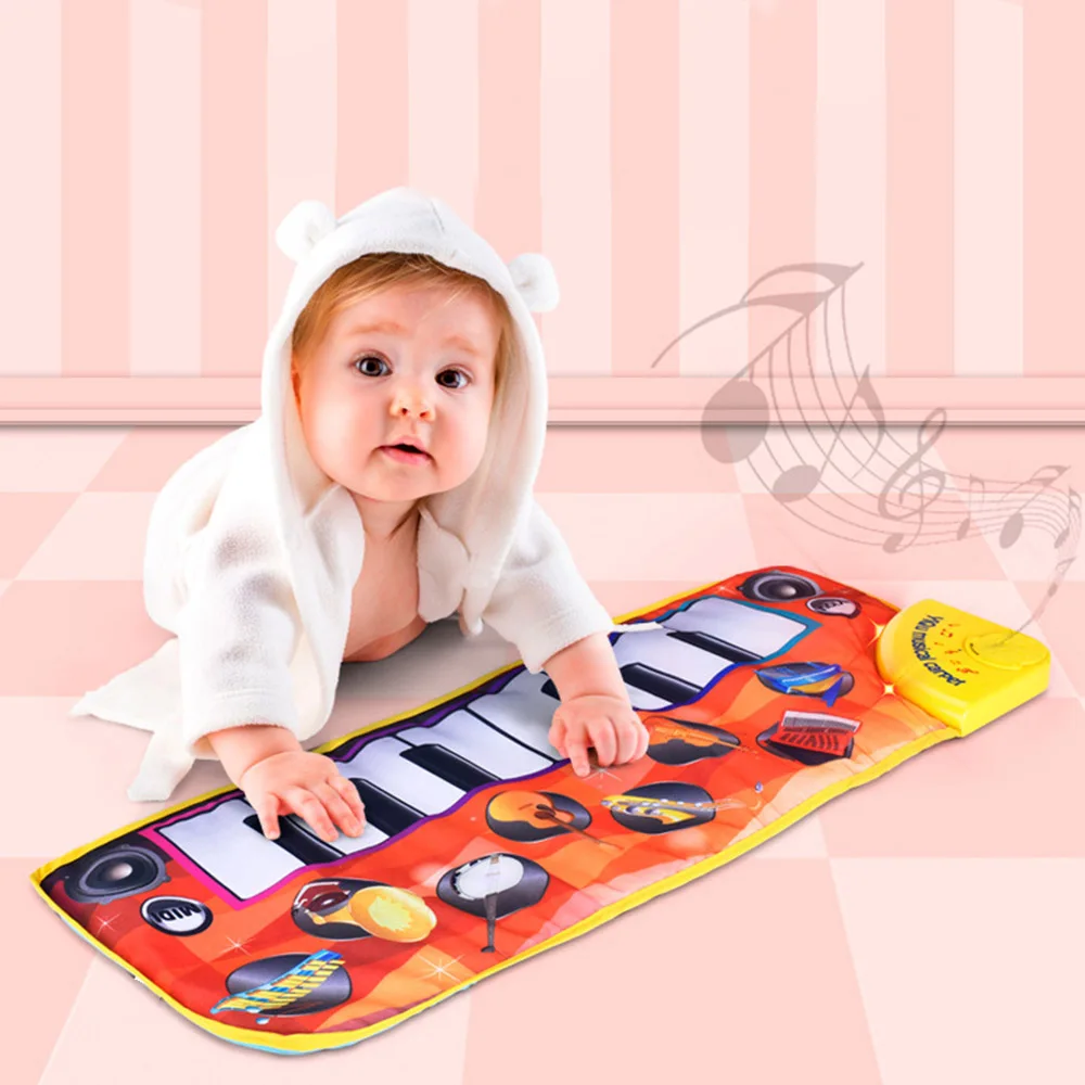 Коврик для пианино для раннего развития игрушки большой детский музыкальный ковер клавиатура Игровой коврик музыкальная игра для детей дети головоломки подарки