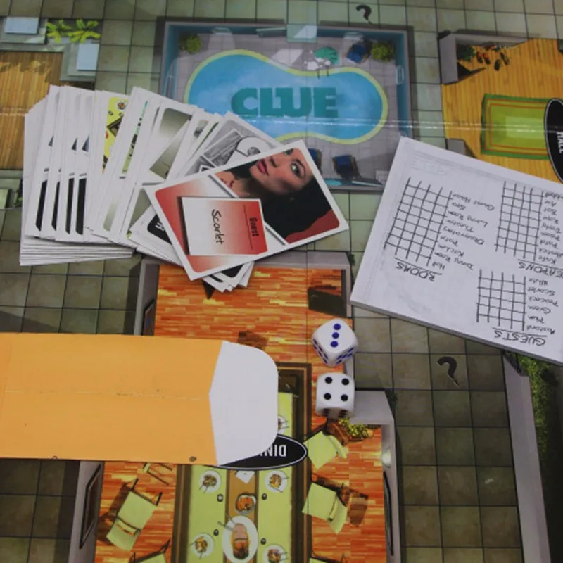 Cluedo Suspect Clue Откройте для себя секреты настольная игра Suspect Семейные настольные игры с английской версией