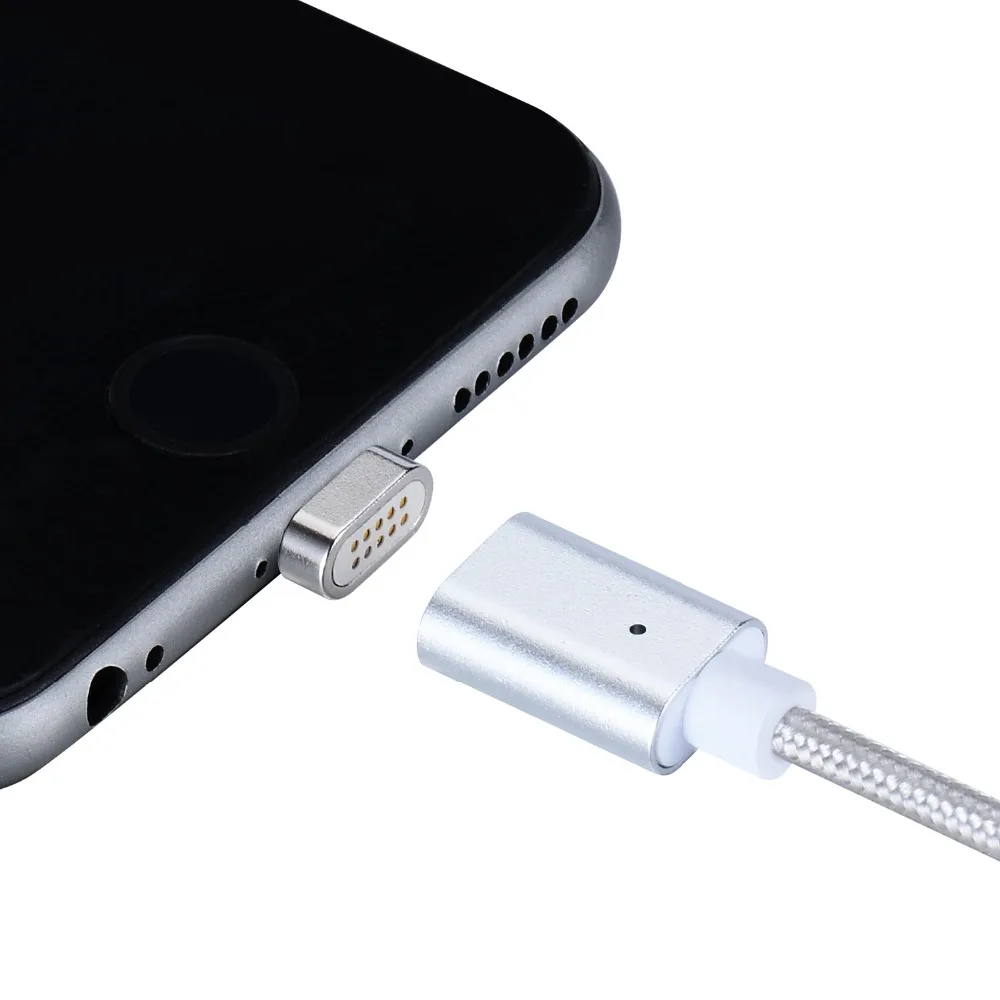 Магнитный кабель Lightning для iPhone и iPad 3,3 FT Gen 5(серебристый