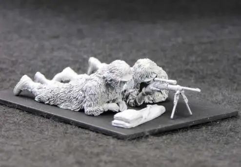 

1/35 Scale Unpainted Resin Figure Sniper team