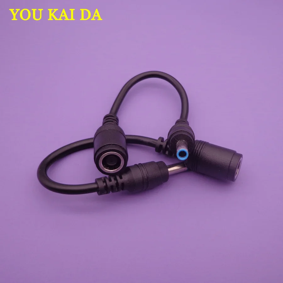 

1pc/lot Free shipping 7.4*5.0 mm to 4.5*3.0 mm with Pin Bule DC Power Charger Adapter Converter Connector for HP Ultrabook
