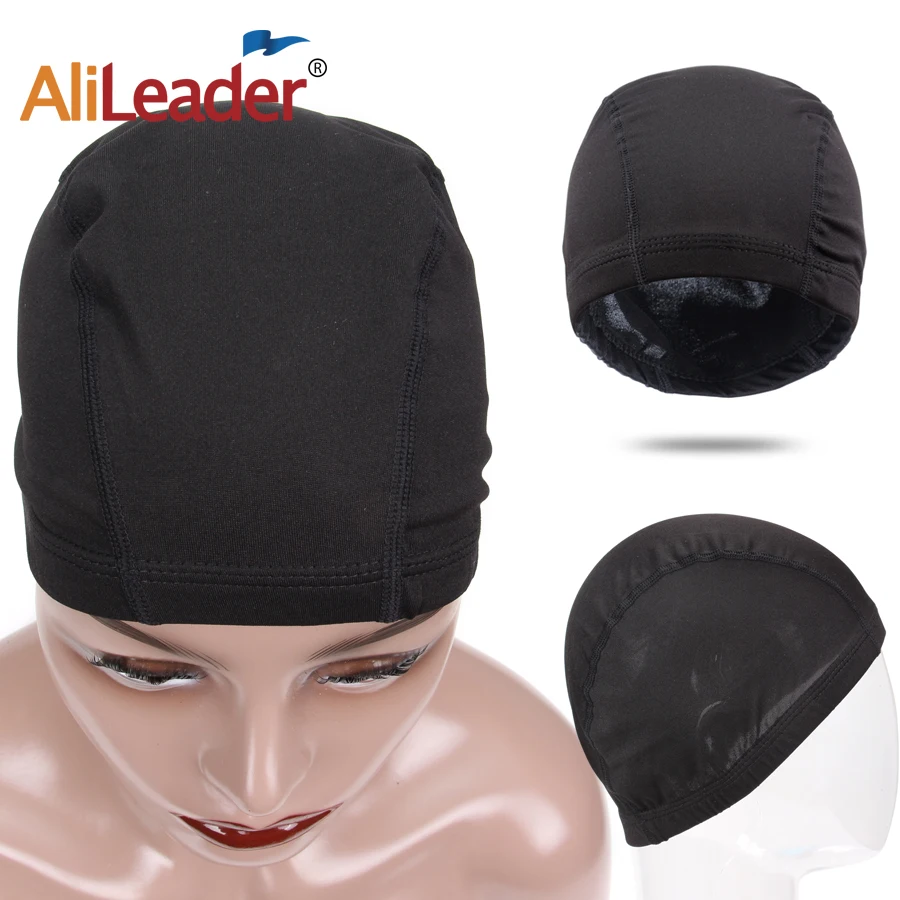 Alileader Glueless Hairnet Spandex Dome Cap For Making Wigs Nylon Strech Wig Caps Glueless Elastic Cap With Band Stretchable Alileader Glueless Hairnet Spandex Dome Cap For Making Wigs Nylon Strech Wig Caps Glueless Elastic Cap With Band Stretchable