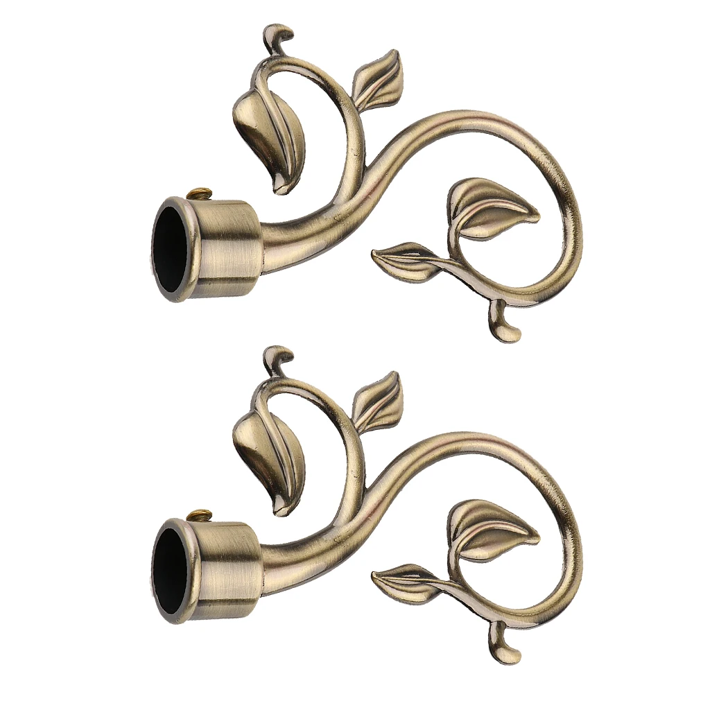 1 Pair Decorative Curtain Drapery Rod/Pole Finials Ends for 22mm Curtain Poles  Fashionable Design Curtain Decorative