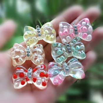 

cute resin charms necklace bow pendant for DIY Necklace/Bracelet