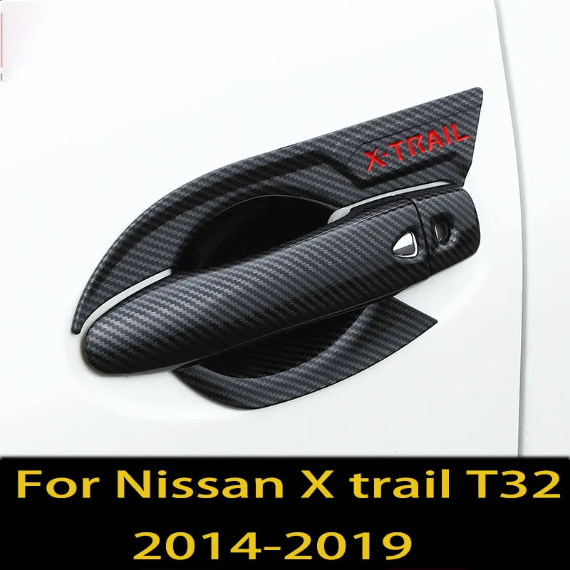 Для Nissan X trail T32 X-trail- дверная ручка рамка Защитная ручка Автомобильная дверная чаша декоративная крышка автозапчасти