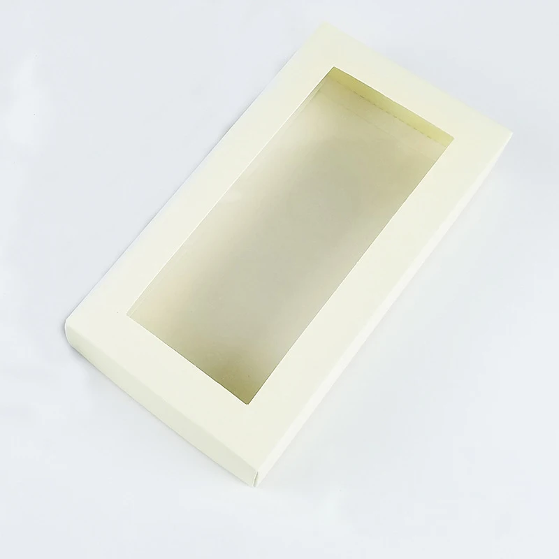 6 шт DIY бумажная Подарочная коробка с окном для кексов, упаковочная коробка для печенья, торта, домашняя демонстрационная коробка, рождественские, свадебные, домашние, вечерние - Color: Light Yellow