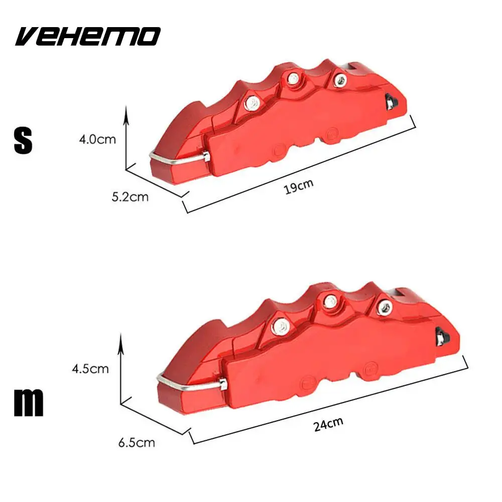 Vehemo 3D BrakeCaliper аксессуары колеса автомобиля тормозной прочный тормозной автомобильный суппорт Замена универсальный автомобиль колеса