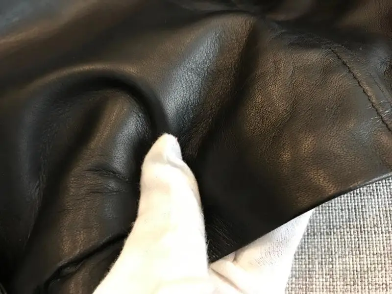 Sale So tender!Only 37 pieces!Exported to Japan!Italy without coating lamb skin leather leather male long windbreaker 16