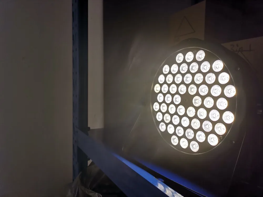 4 шт./54 Вт светодиодный теплый белый светильник Par 54 DMX512 подсветсветильник|Эффект
