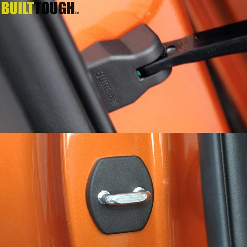

For Hyundai Creta 2015 2016 2017 Door Lock Cover Arm Check Checker Stopper Buckle Case Catch Cap Protector Antirust Sticker 4pcs