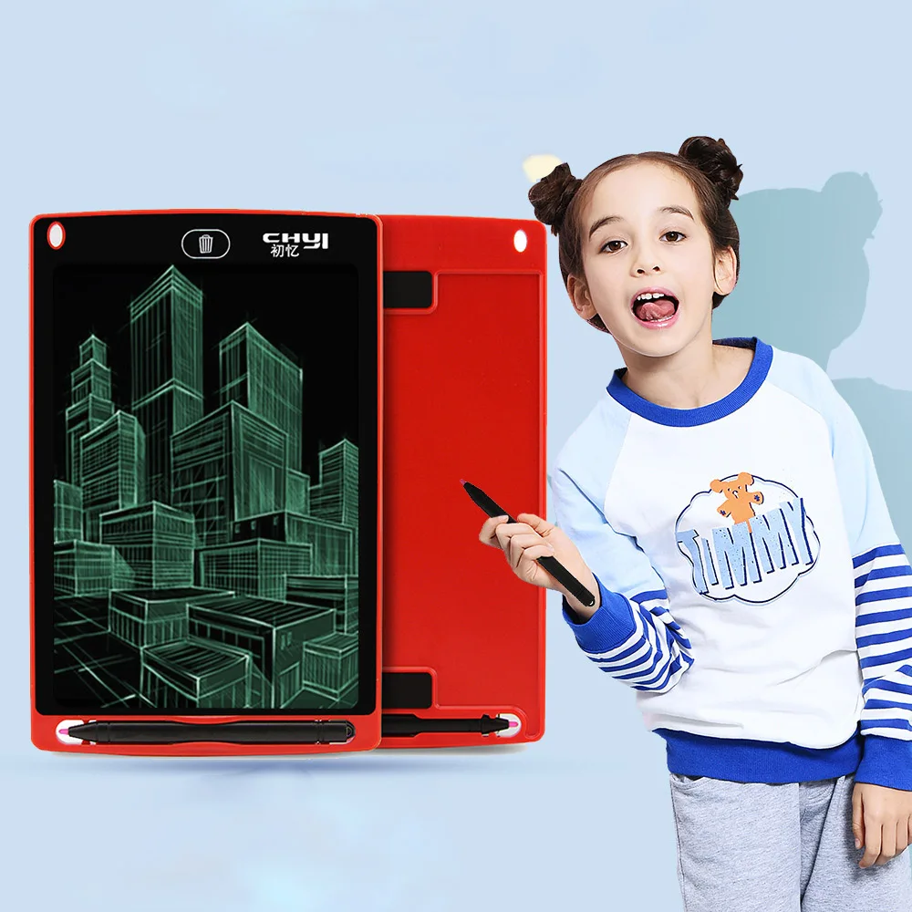 

Mini 8.5 Inches Flip Chart LCD Chalk Blackboard Boys Girls Writing Graffiti Board Notebook Planner Stationery Supplies
