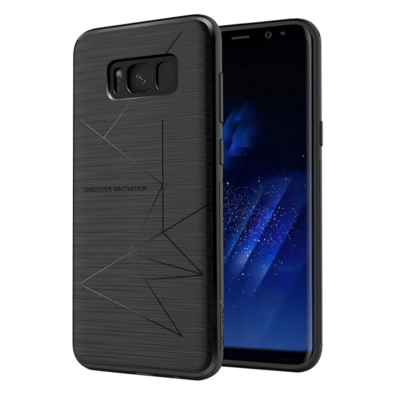 for Samsung galaxy s8 s9& s8+ s9+ silicone силиконовый чехол Nillkin magic TPU задняя крышка для samsung galaxy s8 s9 plus - Цвет: Black