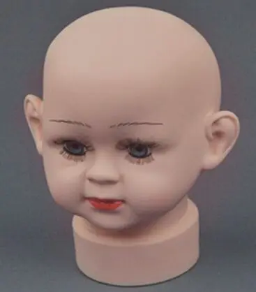 18cm Infant Child Mannequin Paspop Boy Head For Display Manikin Head Hairdressing Dolls Head Mannequin Training