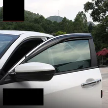 lsrtw2017 car styling car window rain shield door visor for honda civic 2016 2017 2018 10th civic