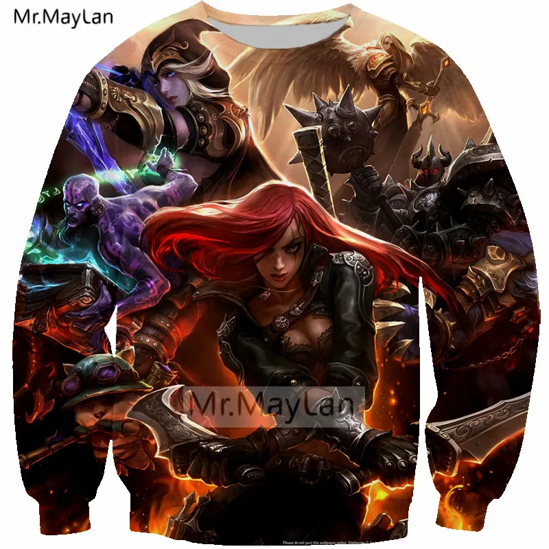 Game Modis 3D Print Lol Sweatshirts Men/women Hip Hop Streetwear Outwear Boys Cool Crewneck Hoddies Mens Clothes erkek mont 5XL Game Modis 3D Print Lol Sweatshirts Men/women Hip Hop Streetwear Outwear Boys Cool Crewneck Hoddies Mens Clothes erkek mont 5XL