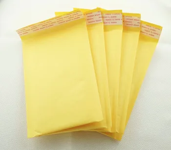 

(120*180mm) 10pcs/lots small size Bubble Mailers Padded Envelopes Packaging Shipping Bags Kraft Bubble Mailing Envelope Bags