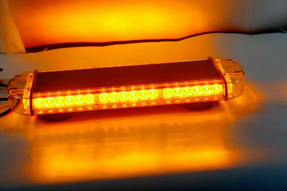 HEHEMM 48LED стробоскоп Предупреждение свет Магнитная установленная Автомобильная крыша вспышка лампа для грузовика, трейлера Jeep 12 V 24 V красный синий