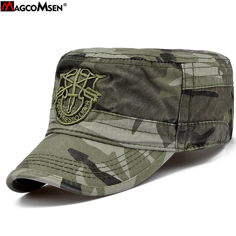 Army Green Soldier Combat Embroidery Hat Army Cap Hat Unisex