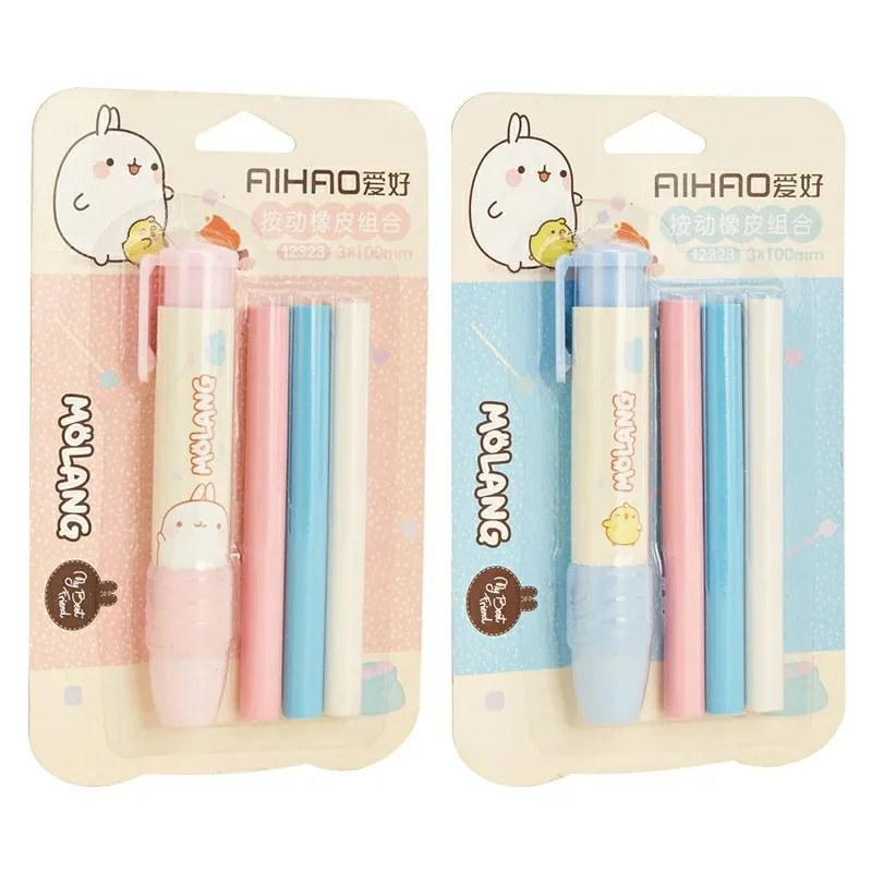 

AIHAO Small Rabbit Series Pure and Fresh and Press the Rubber Creative Students Rubber Products 2pcs Free Shipping