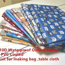 210D ПВХ покрытие водостойкая ткань Оксфорд обивка прочный Рипстоп скатерть сумки навес палатки открытый клеенка ткань