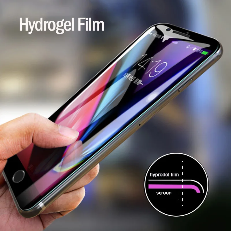 Мягкая Гидрогелевая Защитная пленка с полным покрытием для Motorola Moto G7 Plus Power Z Play