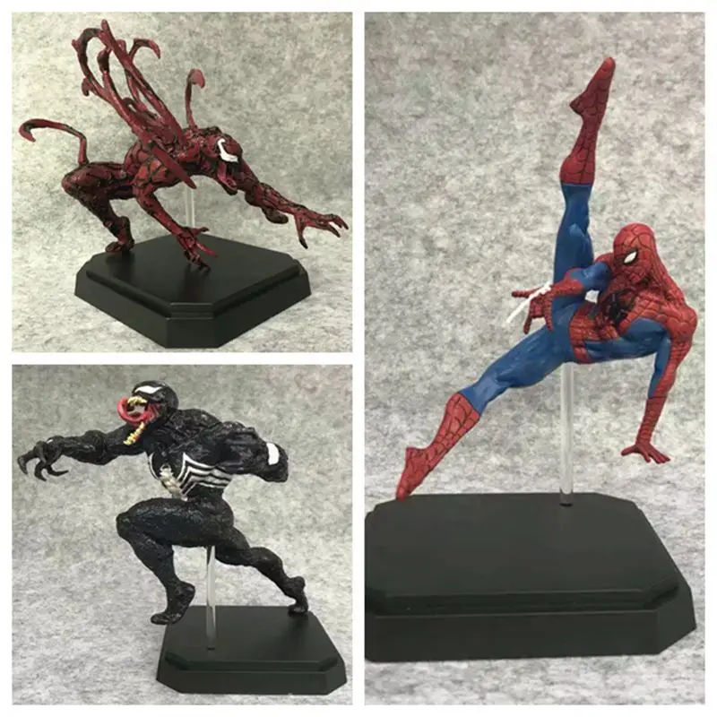 21 см Человек-паук venom кукла аниме рис Коллекция ПВХ модель игрушки фигурку для друзей подарок