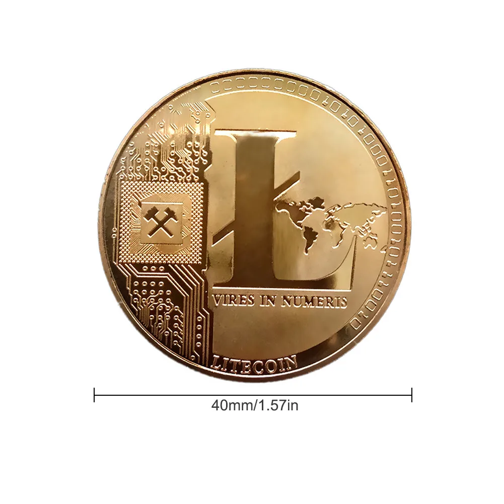 New Wright virtual metal commemorative coin litecoin export commemorative coin medal gift