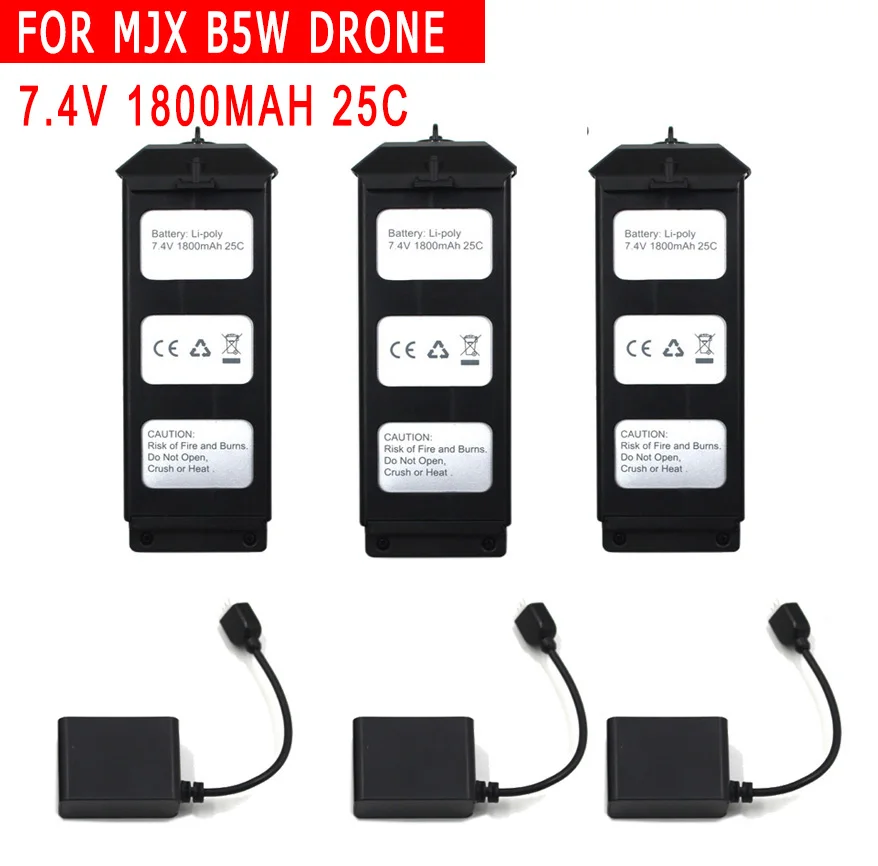

Original Mjx Bugs 4W B4W Parts 7.6v 3400 Mah Li-po Battery For Mjx B4W X11 Accessories Brushless Gps Rc Drone Spare Part Battery