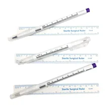 3 шт. хирургического Совет маркеры Кожи Маркером татуировка перо(0.5 мм, 1 мм) С Бумага правитель(2 одна голова+ 1 Дважды головой