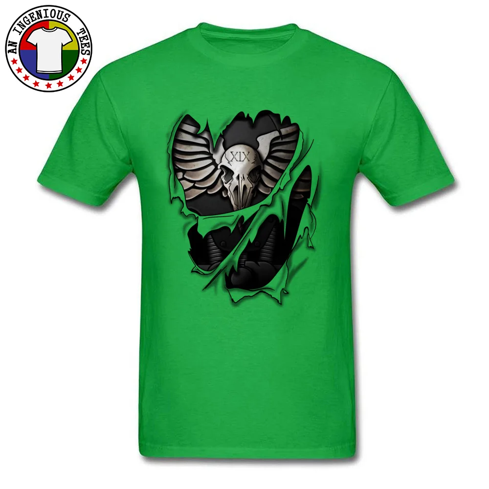 Gift Tshirts Funny Round Collar Raven Guard Armor Pure Cotton Men's Tops & Tees Design Short Sleeve Tshirts Drop Shipping Raven Guard Armor green
