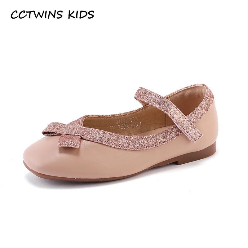

CCTWINS Kids Shoes 2019 Spring Girls Fashion Dance Ballets Princess Party Children Shoes Babies Mary Jane Flat Pink GM2301