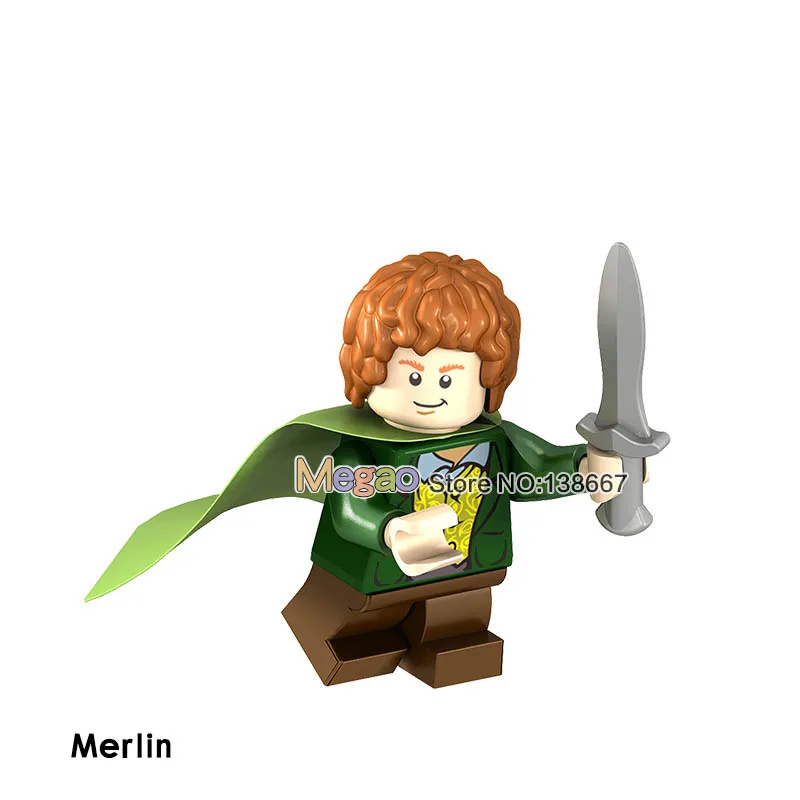 

Single Sale Buliding Blocks Merlln PG548 Frodo Baggins Vocation The Lord Of The Rings King Of The Elves For Children Toy Gifts