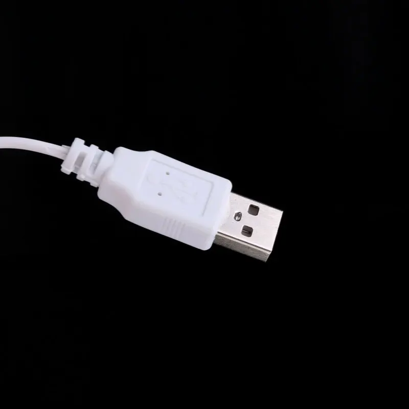 USB гибкий 3 светодиодный светильник Настольная лампа с зажимом для ноутбука ПК компьютера Белого цвета высокого качества