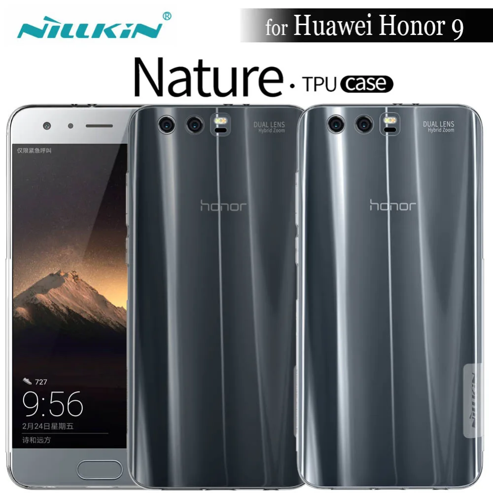 

Nilkin Capa for Huawei Honor 10 / 9 / 9 Lite Case Nillkin Clear Transparent Soft TPU Phone Bag Back Cover for Huawei Honor 10